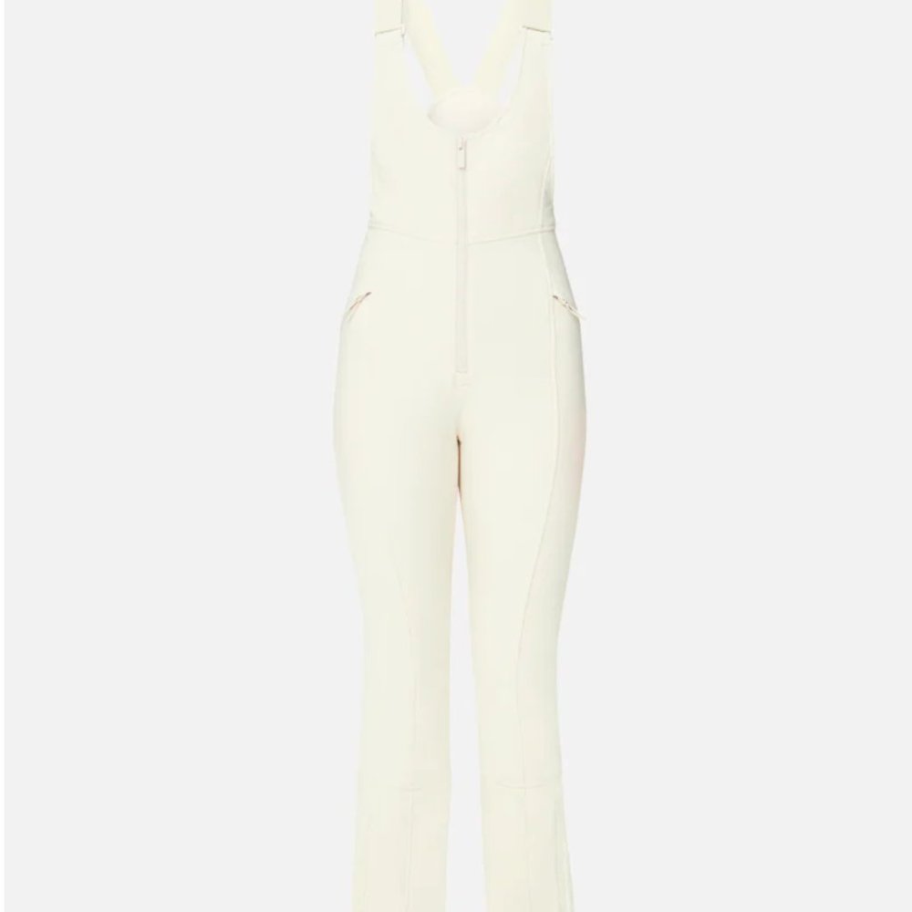 Halfdays Soft Shell Bib Pant in Oat Milk